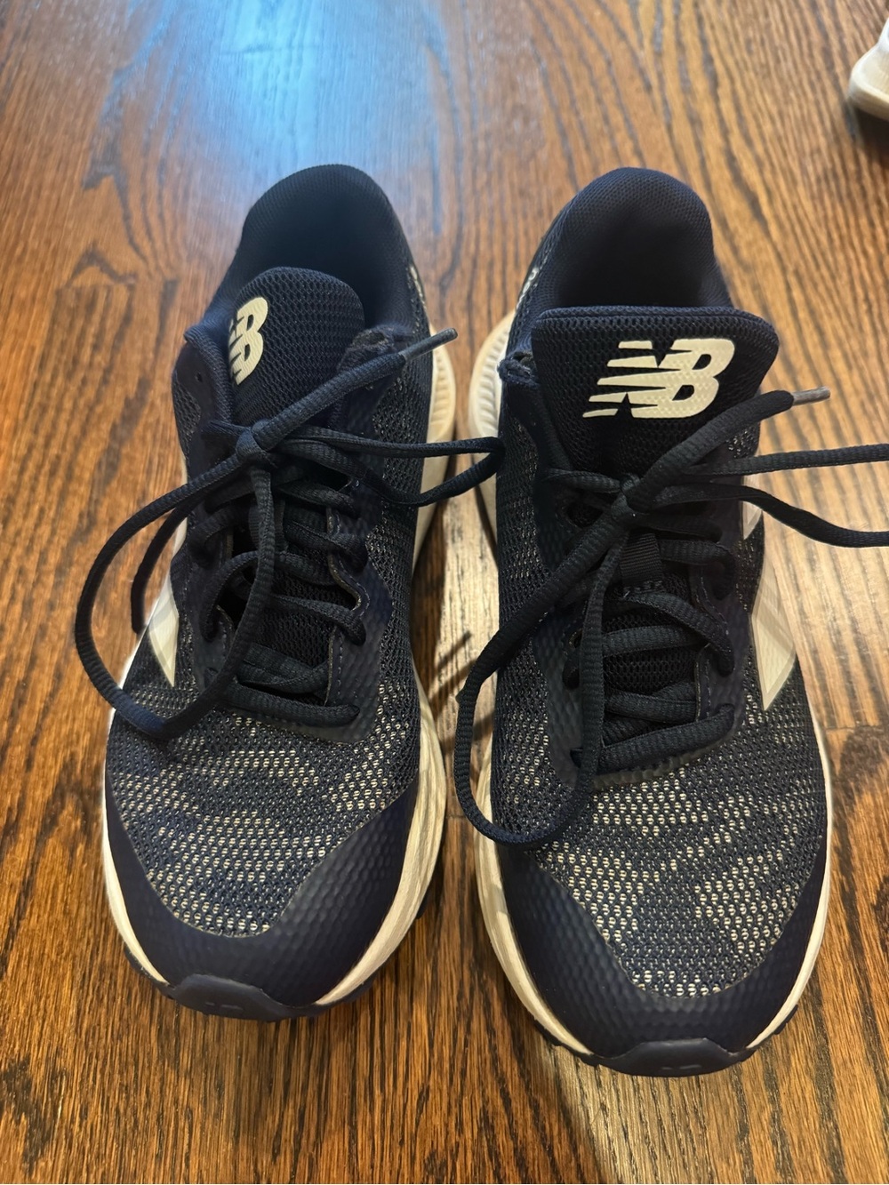 New Balance Kid’s Navy and White Athletic Turf Shoes